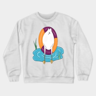 Doo Doo duck funny Crewneck Sweatshirt